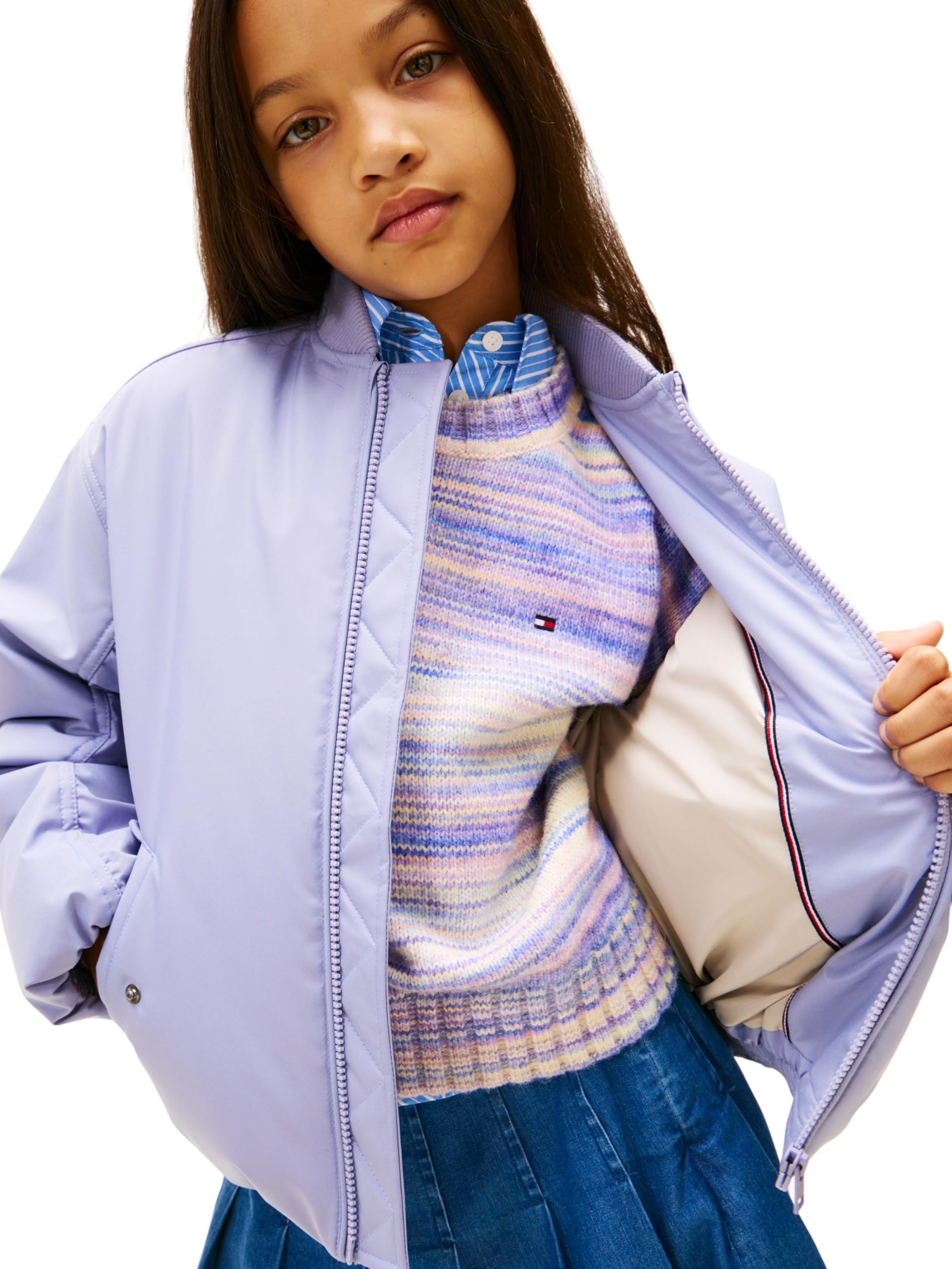 Tommy Hilfiger Padded Bomber Kg0kg08927 Chaqueta bomber Niñas