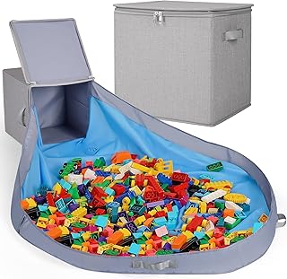 SAM AND MABEL Toy Storage Basket and Play Mat - 13