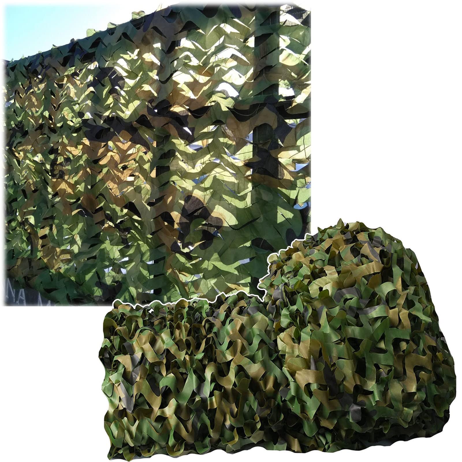 Oudini 6*9M Camouflage Net, Lightweight Camo Netting For Hunting, Camping, Shooting, Car Cover, Sunshade, Party/6 * 9M