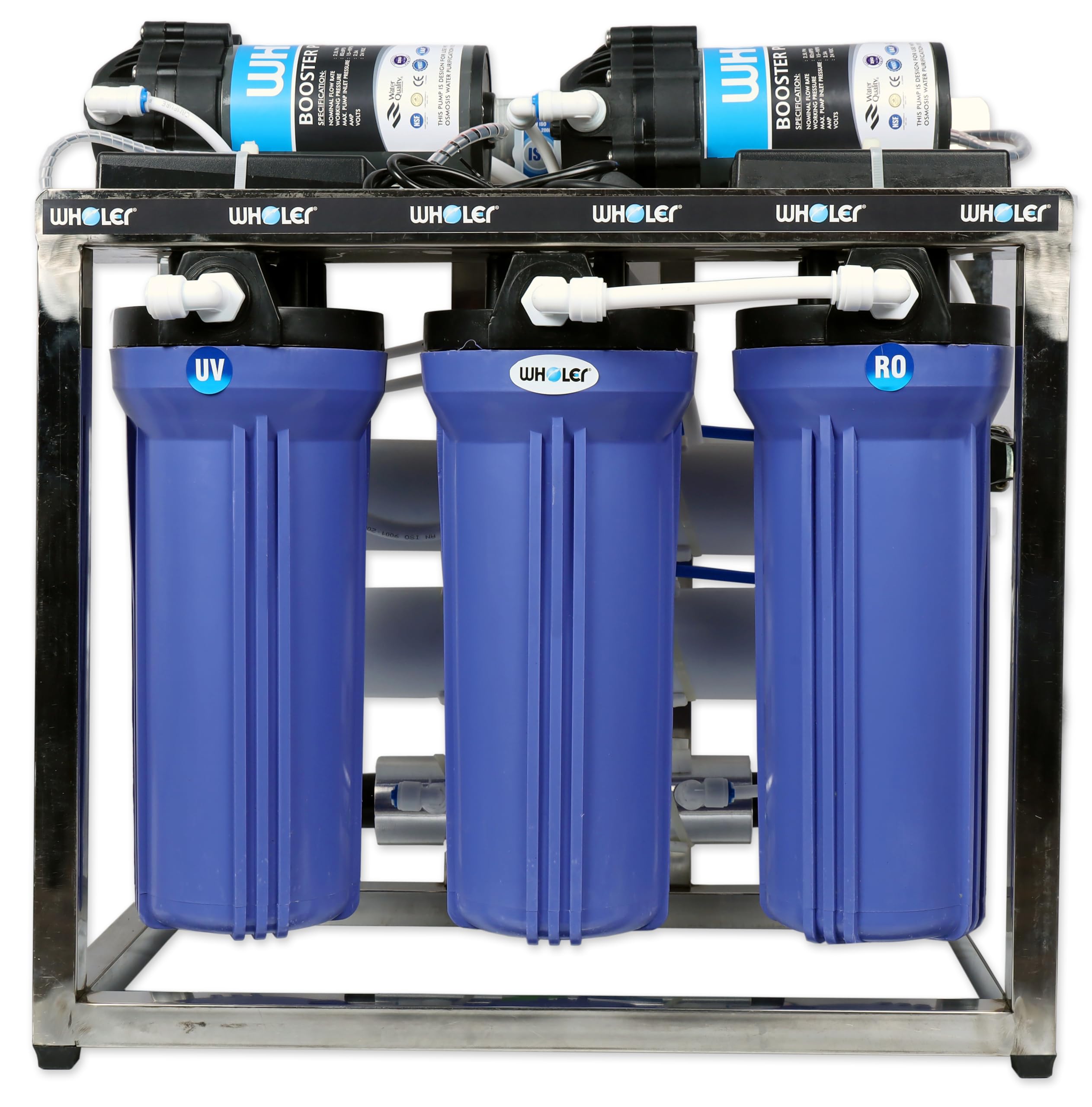 WHOLER 25 LPH Commercial RO Water Purifier Plant (Double Pump) with fully Automatic and Tds Adjuster, Full Stainless Steel Body Works Upto 3000 tds (B0D8JLDJR6) Amazon Price History, Amazon Price Tracker