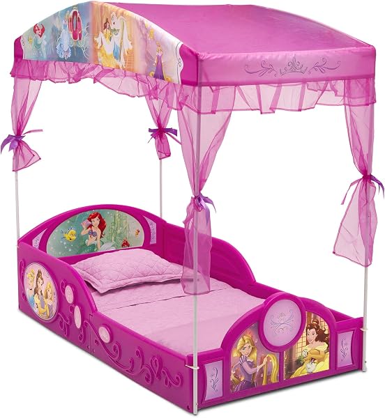 Delta Children Disney Princess Sleep and Play Toddler Bed