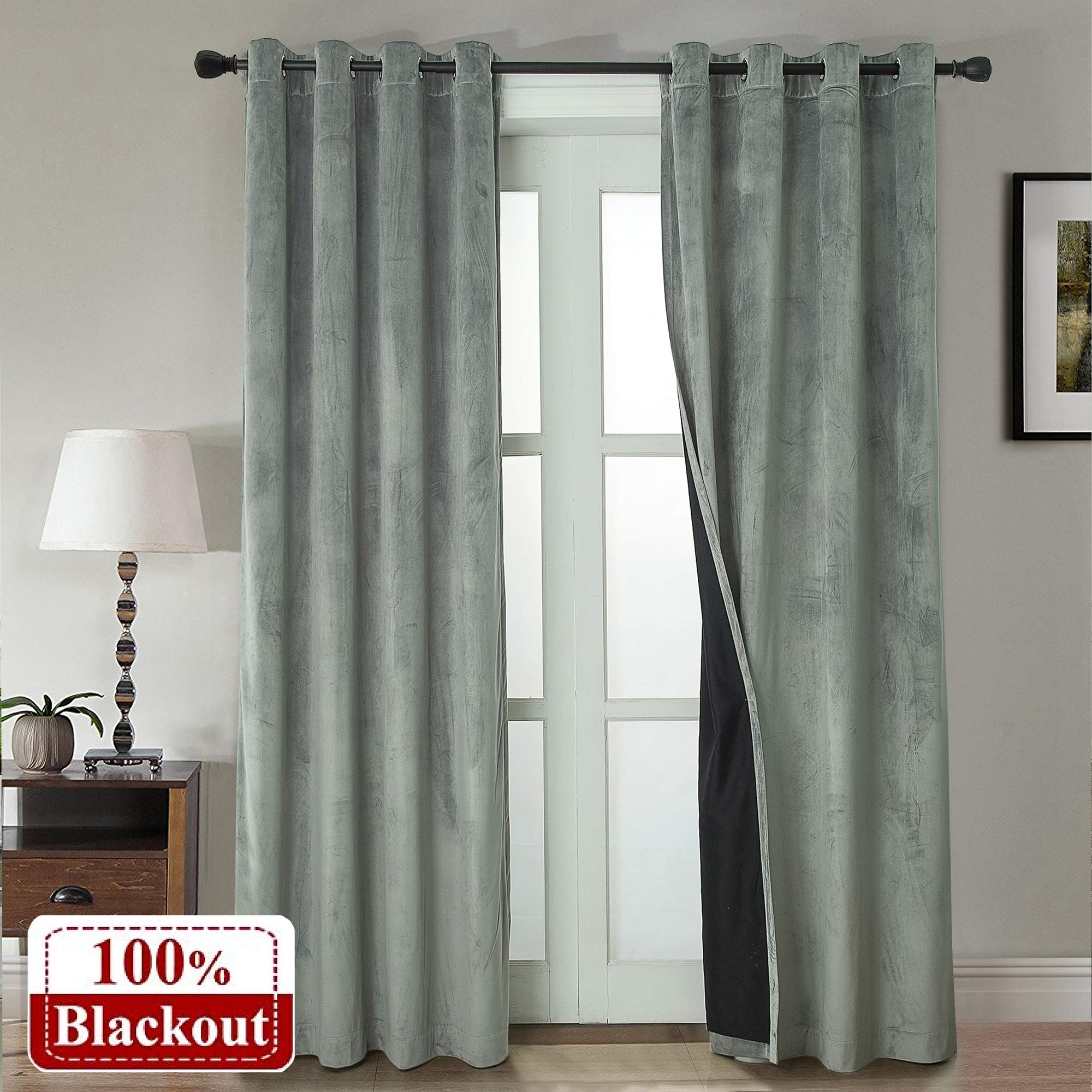 Blackout Velvet Curtains Curtains & Drapes 2023