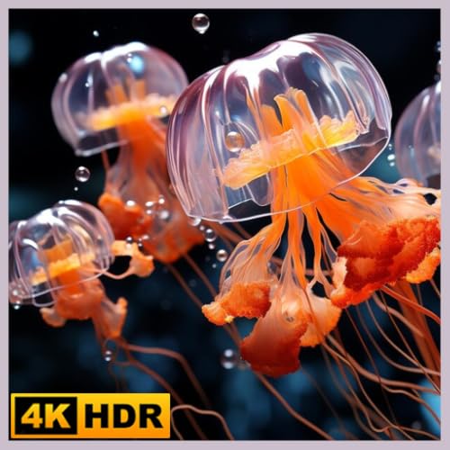 クラゲ水族館のスクリーンセーバー - リラックス睡眠音楽アプリ。