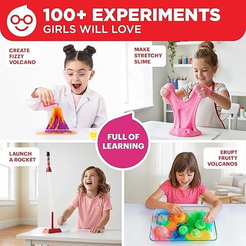Vista 3 de Doctor Jupiter Primer kit científico increíble para niñas de 4 a 5 a 6 a 8 años Ideas de regalos de cumpleaños para niñas de 4 años en adelante