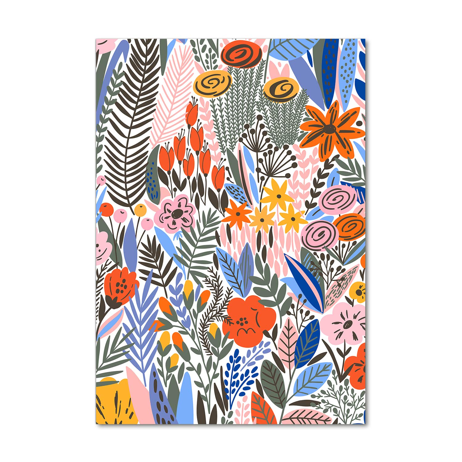 Image sur verre fleurs tropicales Tulup | Décoration murale grand format