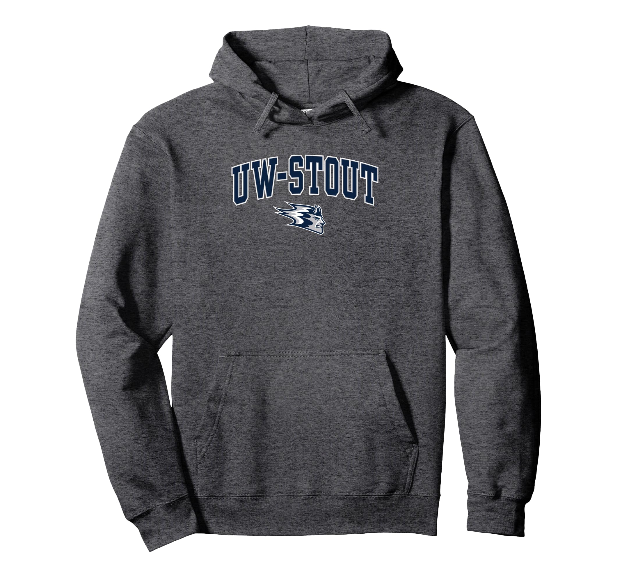 Wisconsin Stout Blue Devils Arch Over Pullover Hoodie
