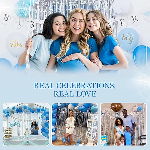 Miniatura 5 de BIMASO Decoraciones de elefante para baby shower para niño, juego de decoración JUMBO todo en uno incluido