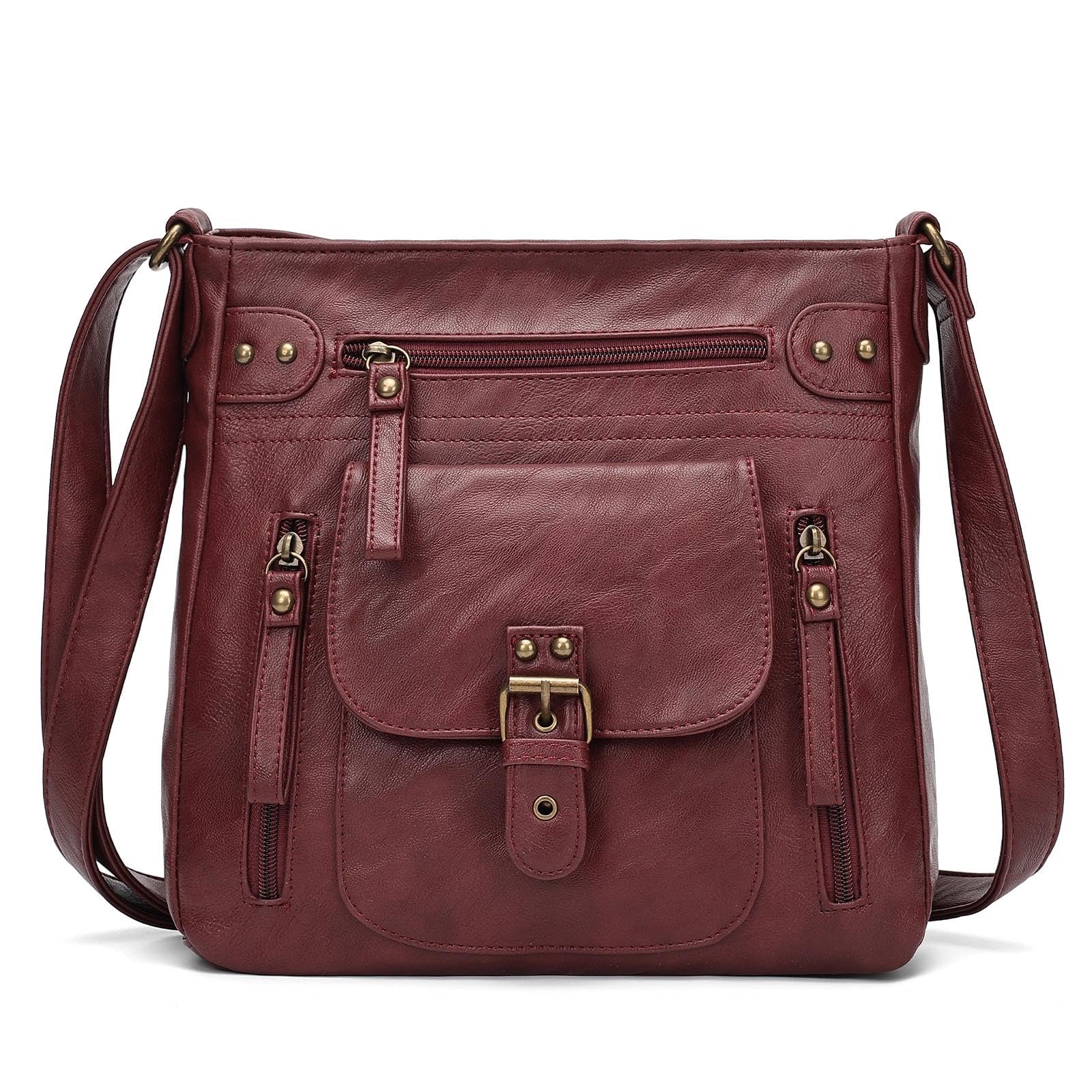 KL928 Tasche Damen Umhängetasche kleine Handtaschen Schultertasche Damentasche Damenhandtasche mittelgroß handtasche Lederhandtaschen Geldbörse PU Leder für frauen oder Mädchen