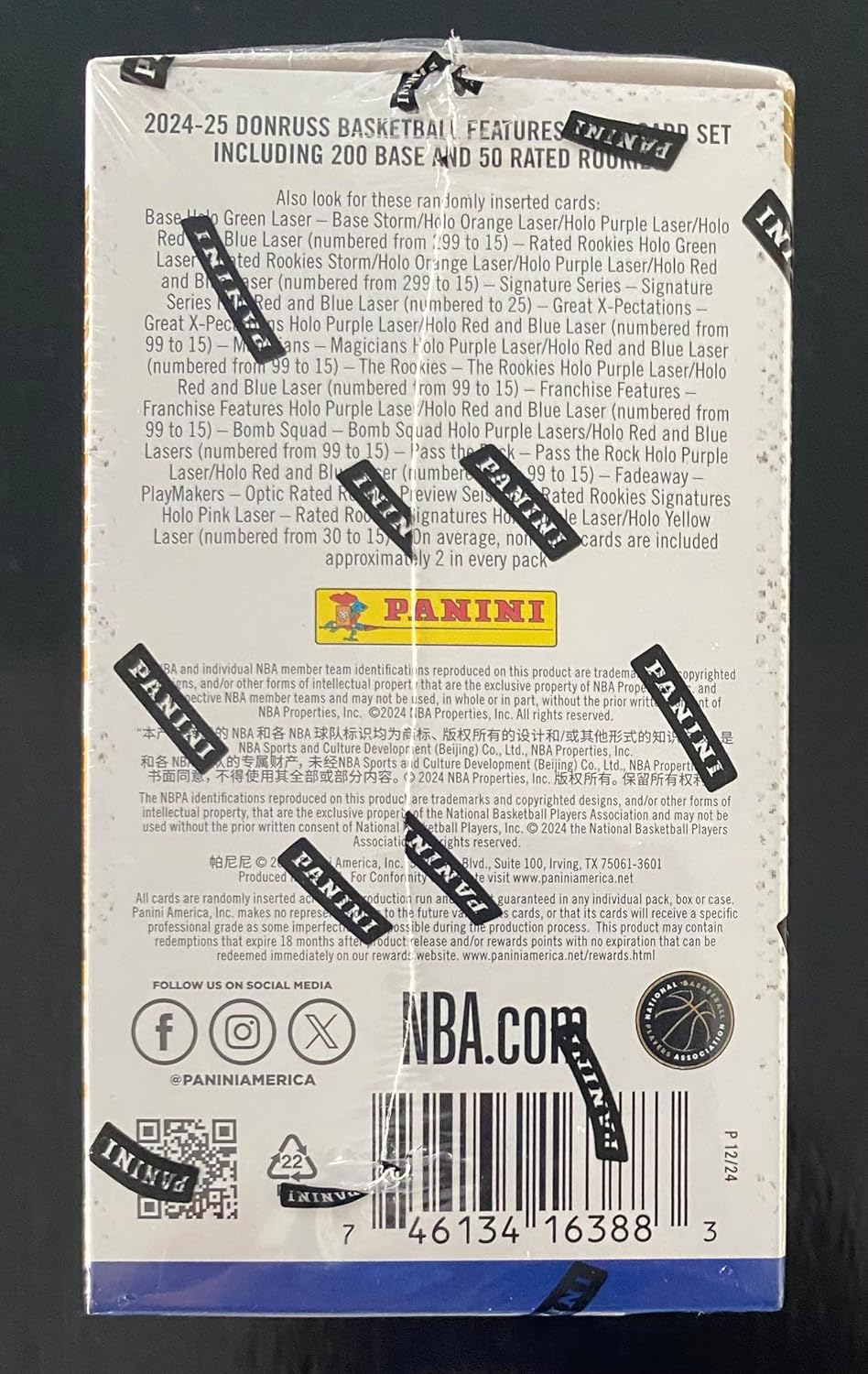 Donruss Basketball 2024-25 Factory Sealed Brand New Unopened Box - Look for Ultra Rare Downtowns and Autographs - THIS ITEM IS AVAILABLE FOR PURCHASE. PLEASE CLICK THIS HEADING AND THEN "SEE ALL BUYING OPTIONS" TO BUY