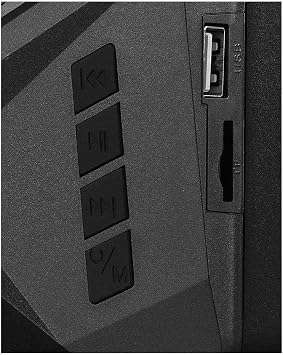 Rampage RMS-175BT 2+1 5W*2 Bluetooth+USB-TF-FM Rainbow Aydınlatmalı Gaming Speaker Hoparlör