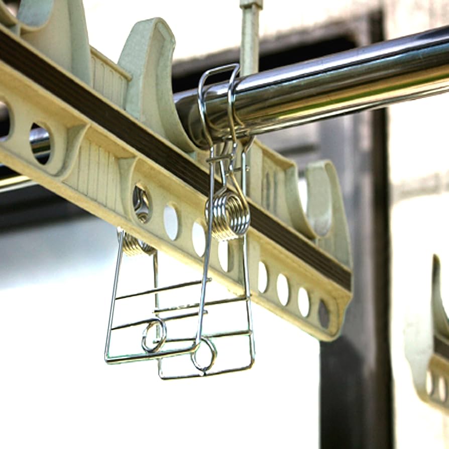 Amazon.co.jp: 大木製作所 竿ピンチ 8×6×13cm ステンレス 洗濯