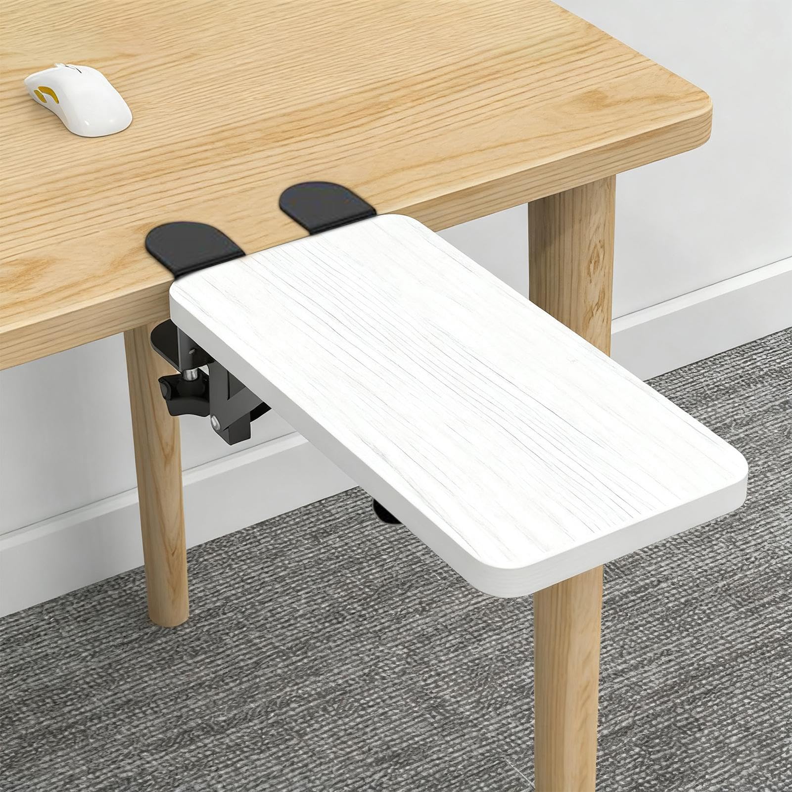 Supporto per gomito da scrivania, estensione ergonomica pieghevole per scrivania, per ufficio, scuola, appartamento, camera degli studenti, tavolo, sedia, computer, lavoro, studio