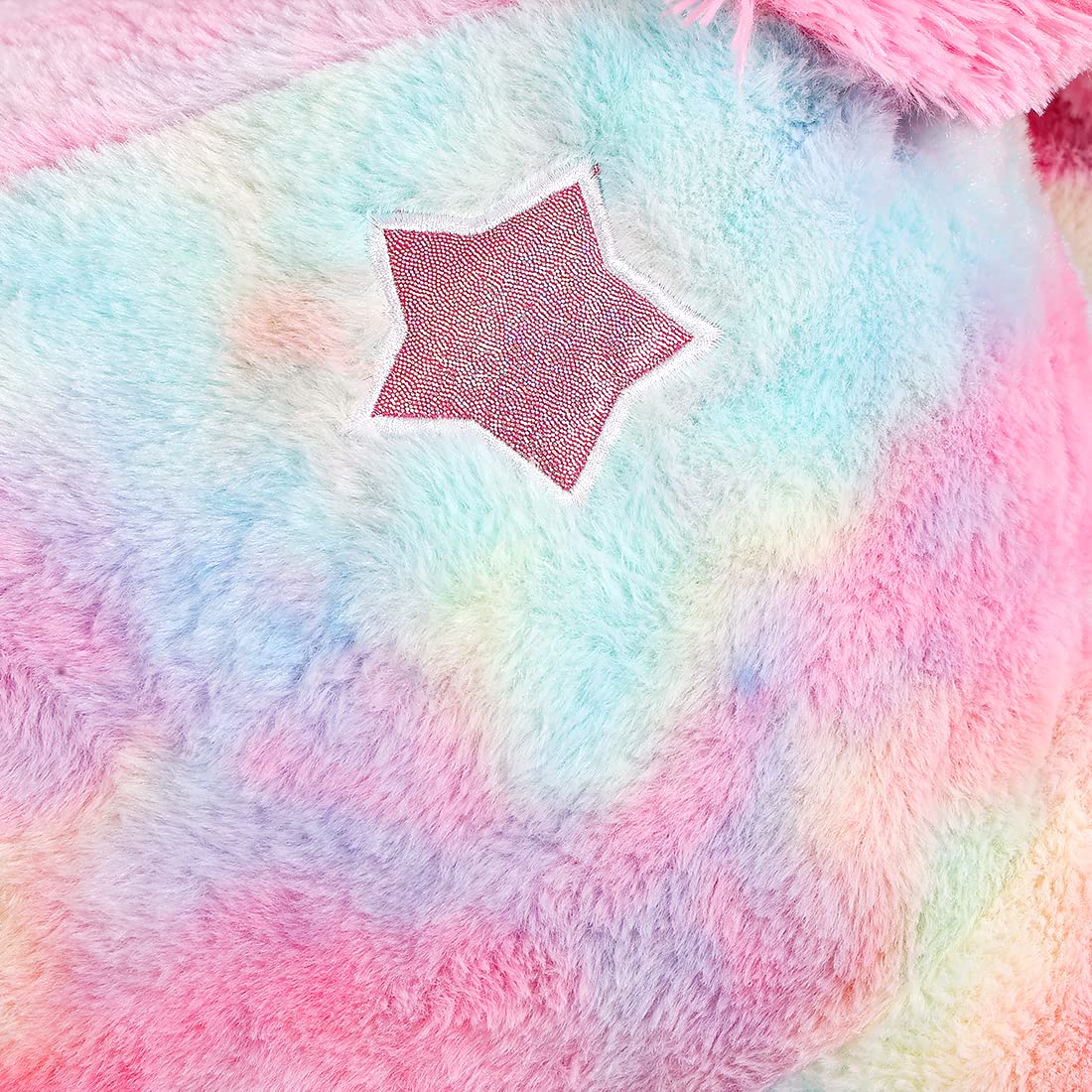 Peluche Unicorno Gigante 80cm - Peluche Tenero Jumbo per Ragazze Morbido Cuscino di Peluche Unicorno Regalo per Compleanno, Natale Rosa