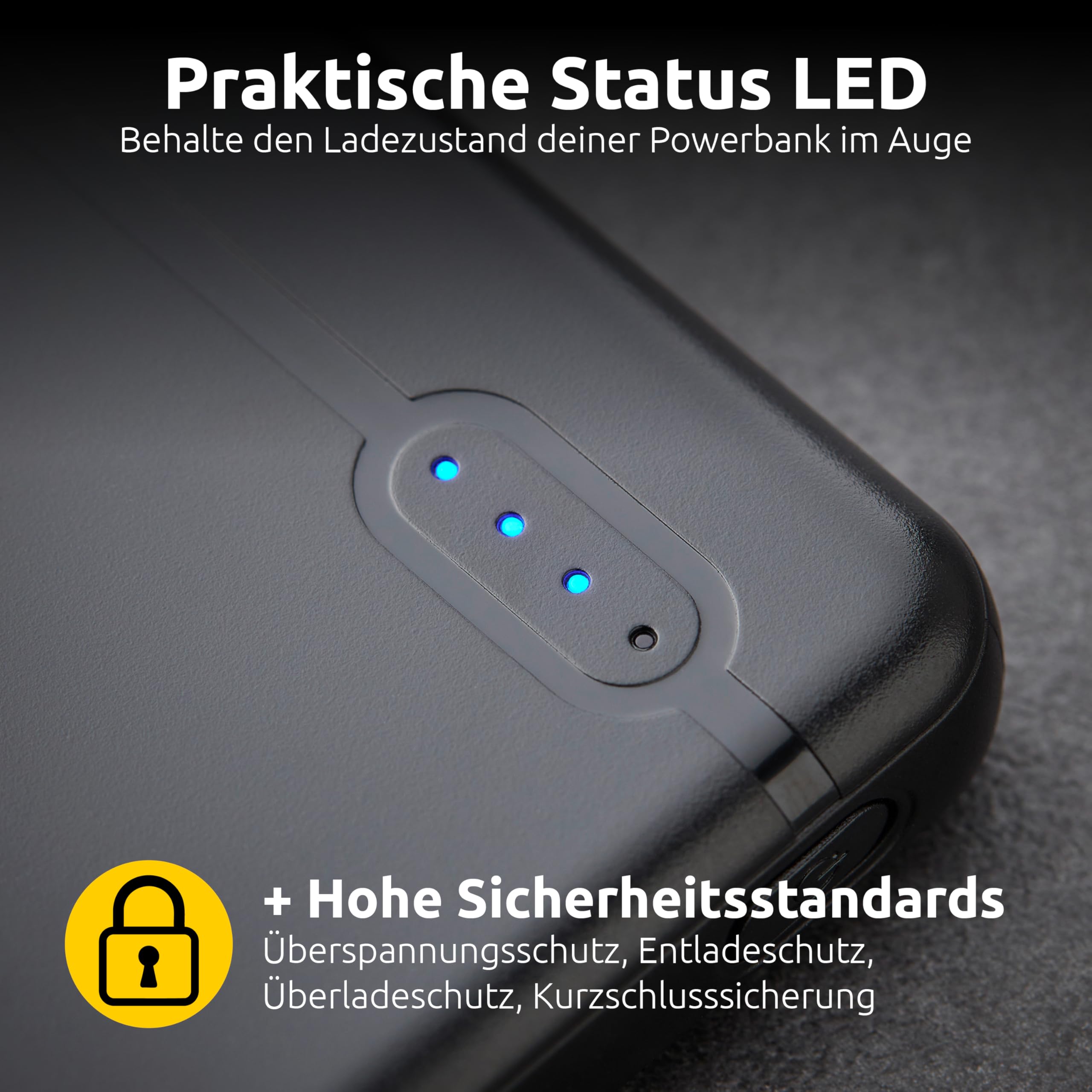 Intenso Powerbank XS 5000, zewnętrzna ładowarka (5000 mAh, nadaje się do smartfonów/tabletów, odtwarzaczy MP3/aparatu cyfrowego), czarny