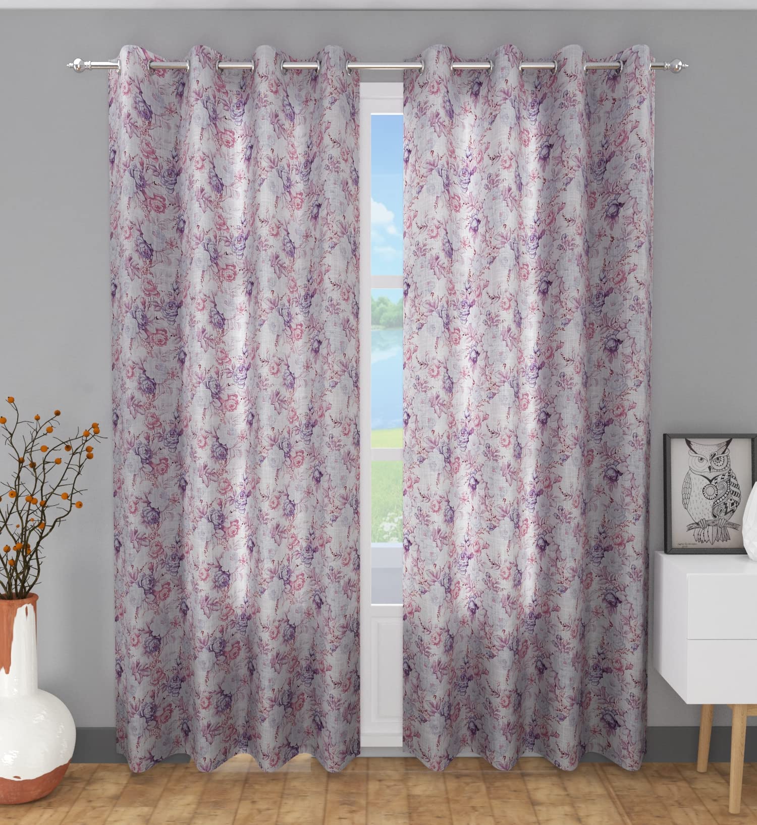 See full amazon price history chart for Kiara Creations Premium Cotton Linen Printed Floral Sheer Curtain Transparent Net Curtains for Door 7 Feet, Pack of 2, Wine Floral Kiara Creations Premium Cotton Linen Printed Floral Sheer Curtain Transparent Net Curtains for Door 7 Feet, Pack of 2, Wine Floral (B0BFH9WBZW) Amazon Price History, Amazon Price Tracker