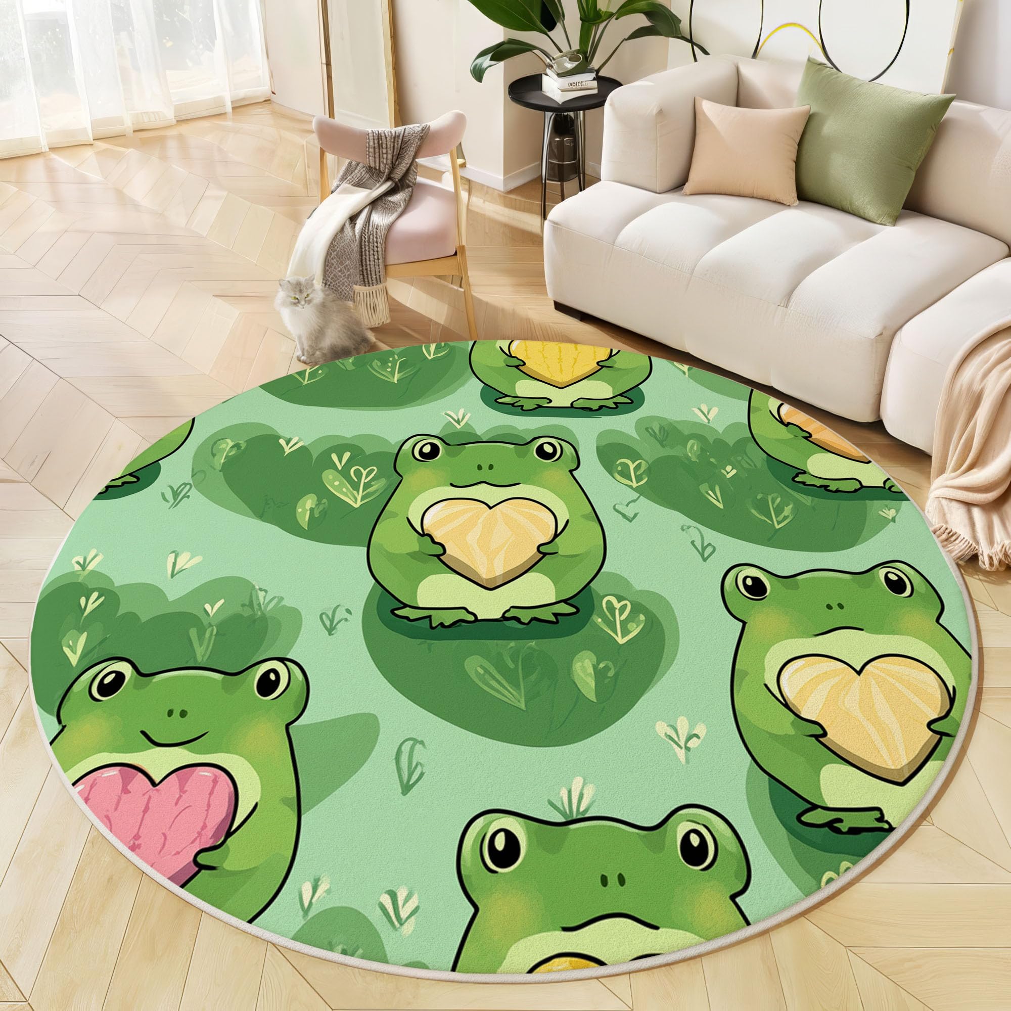 Tapis à poils courts lavable et antidérapant pour en finir avec les glissades au salon