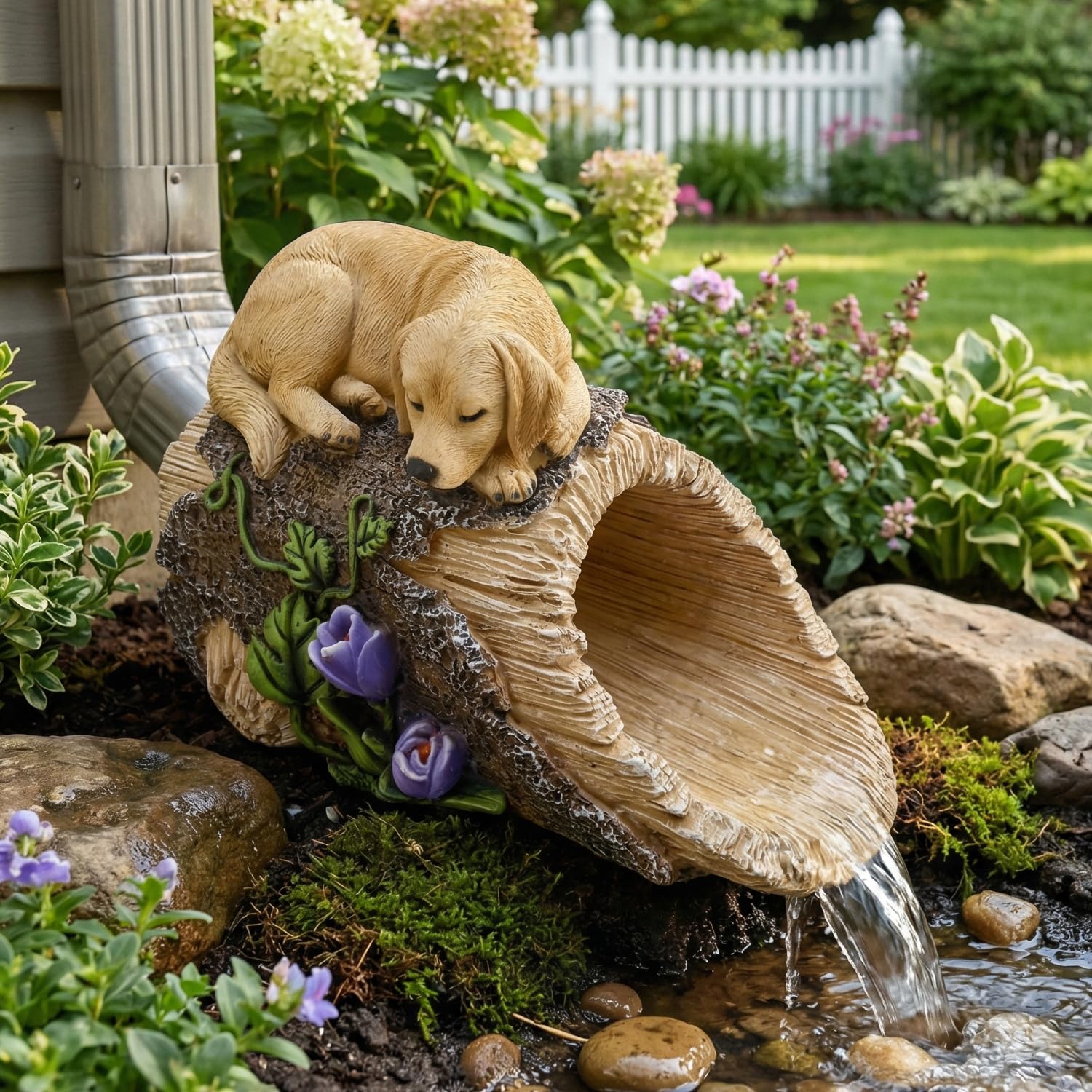Photo 1 of Juliahestia Decorative Gutter Downspout Extension Dog Statue