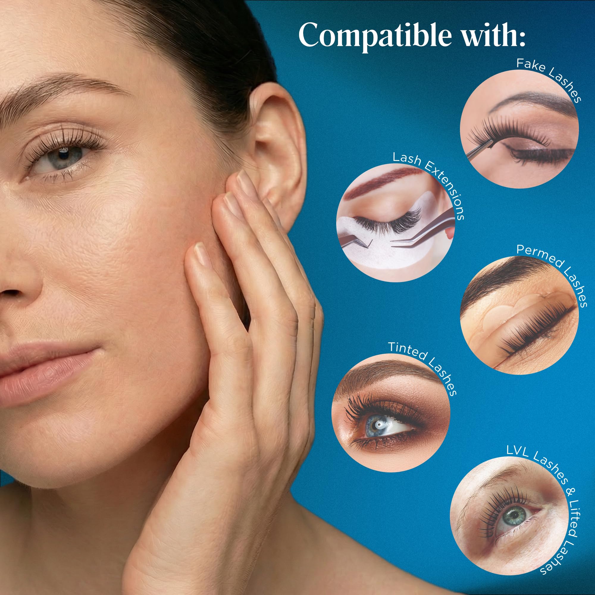 TRINSIC Siero per sopracciglia – Crescita rapida con olio di ricino, peptidi, biotina e acido ialuronico – Siero per ciglia più dense, più lunghe e più sane.