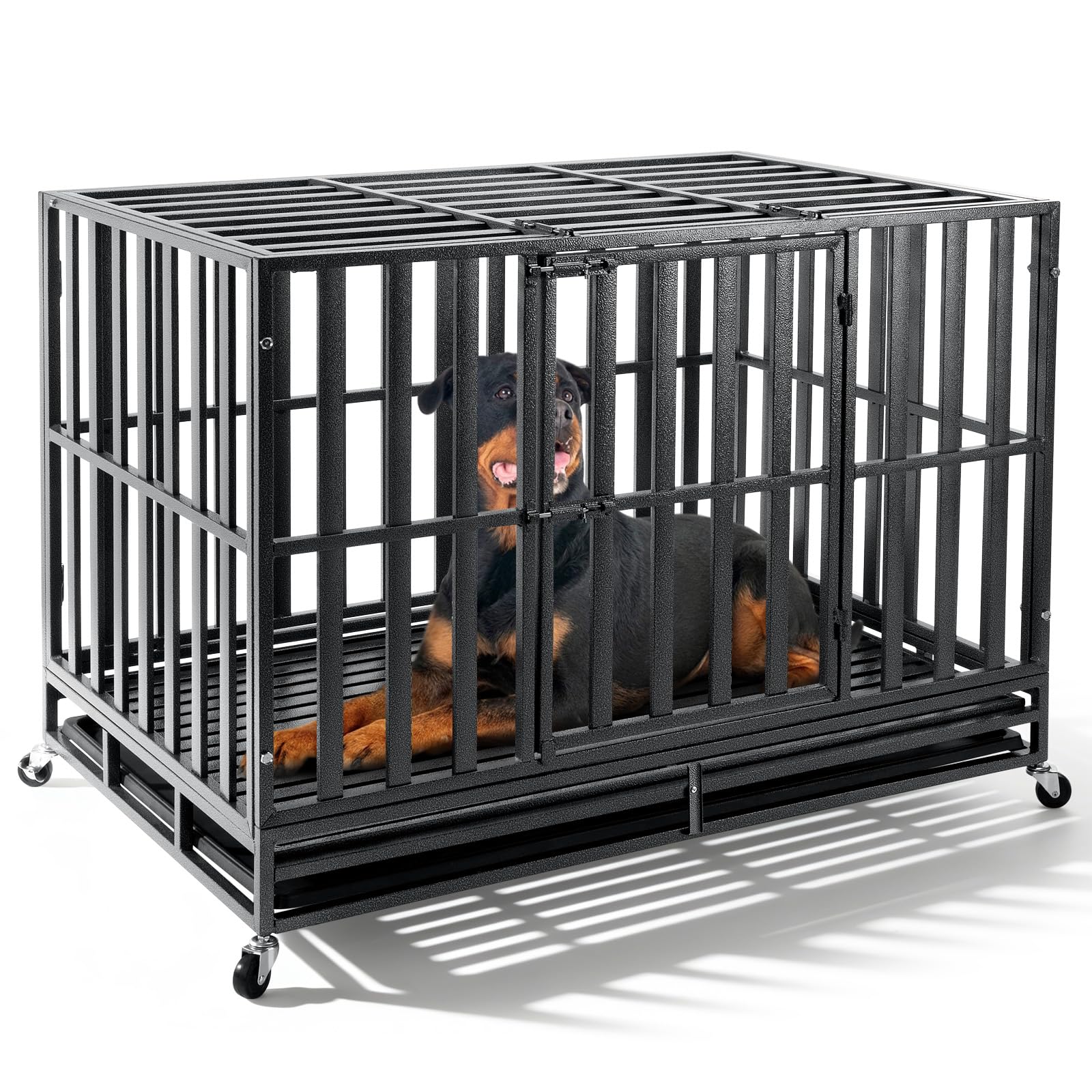 Oranland 48 inch Heavy Duty Dog Crate
