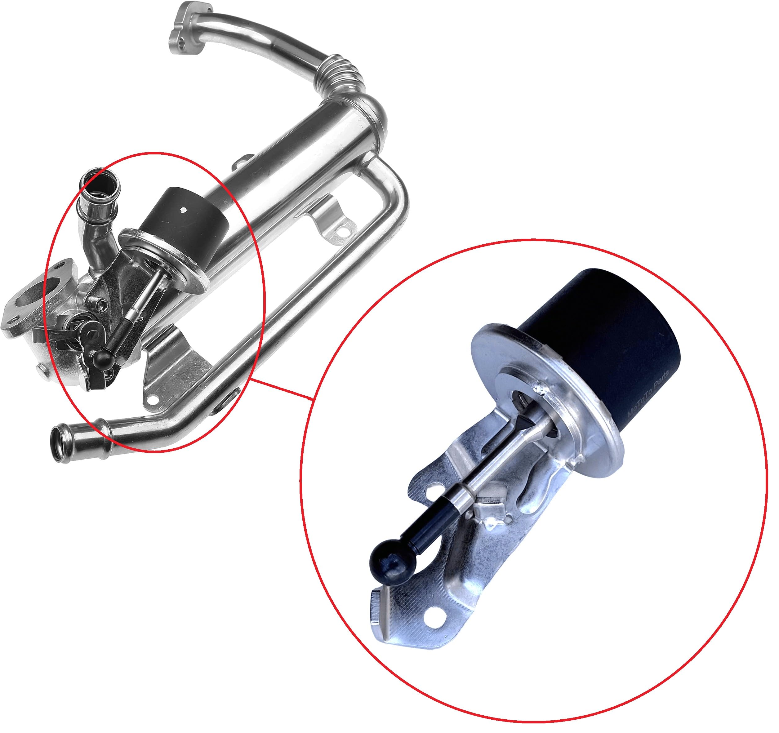 ACTUADOR NEUMATICO ENFRIADOR GASES EGR compatible con AUDI A3 (8P) (2008-2013) 1.9 TDI 105cv / 2.0 TDI 140cv - 03G131512AD 03G131512AA 03G131512S