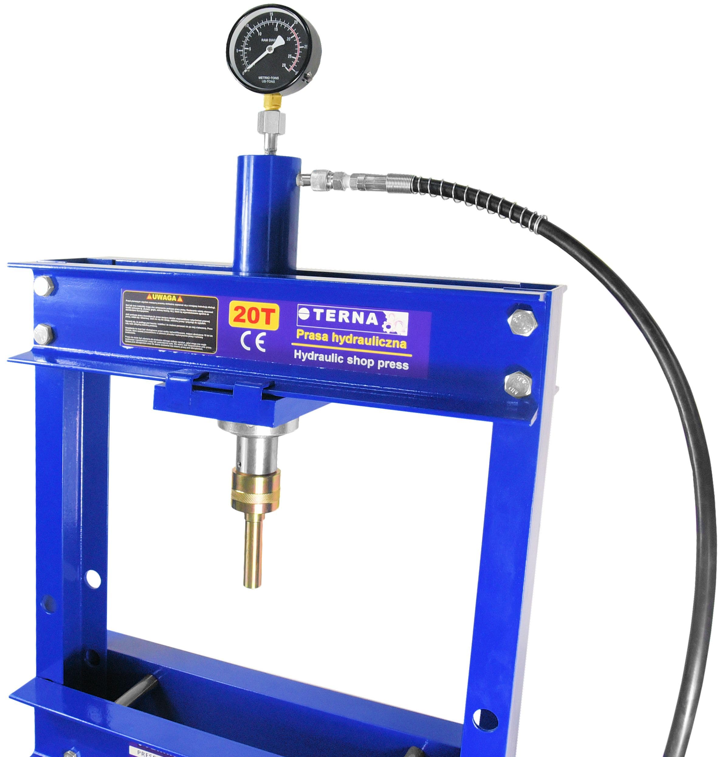 Hydraulisch Werkstattpresse 20T Hydraulikpresse Schiebezylinder Presse + Gratis