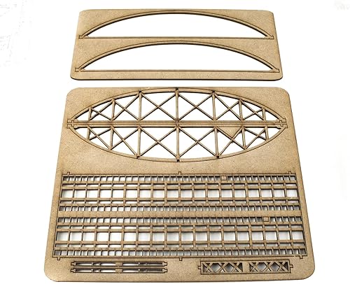 Miniatura 7 de War World Scenics - Puente de madera DM de 7.874in (varios colores)