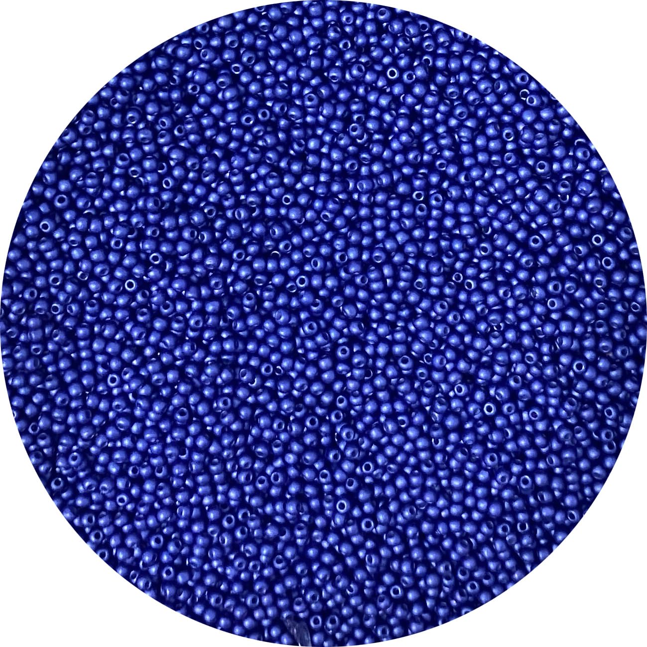 Bala&Fillic Size 2mm Matte Navy Blue Color Seed Beads 9000+pcs/100 Grams