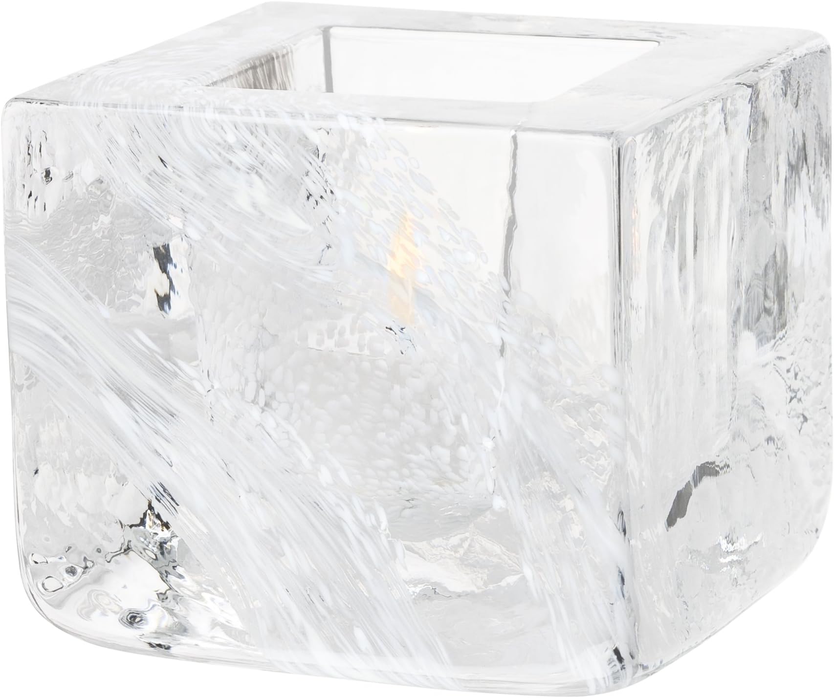 Kosta Boda Brick Votive, White