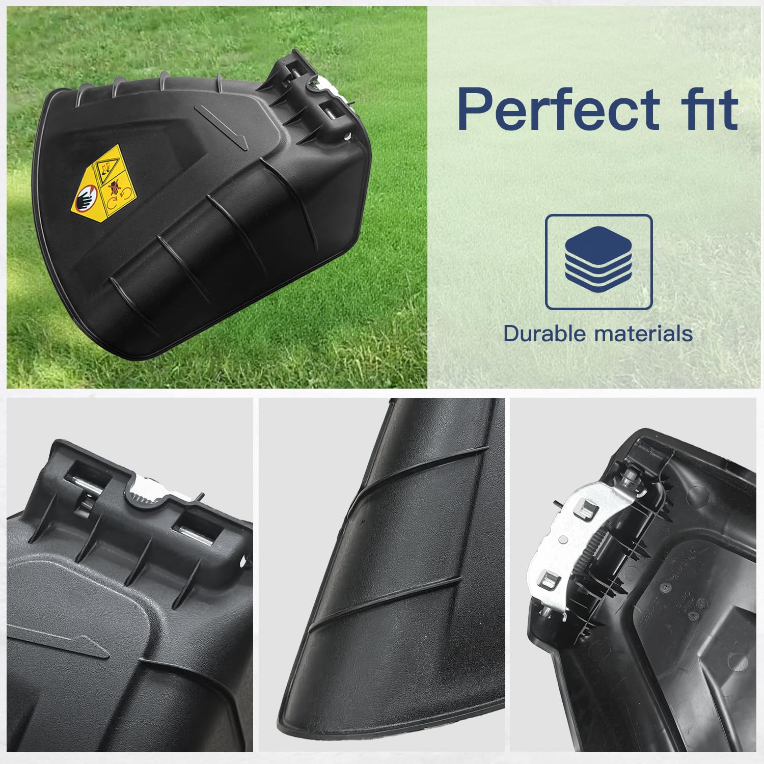 deawater Canal deflector de descarga lateral para cortacésped Cub Cadet RZT LX XT1 XT2, 42-46 pulgadas, parte 631-04354C