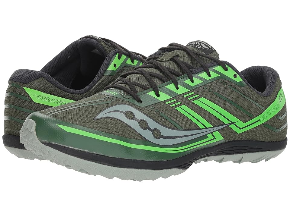 

Saucony Kilkenny XC7 Flat (Green/Slime) Men's Running Shoes