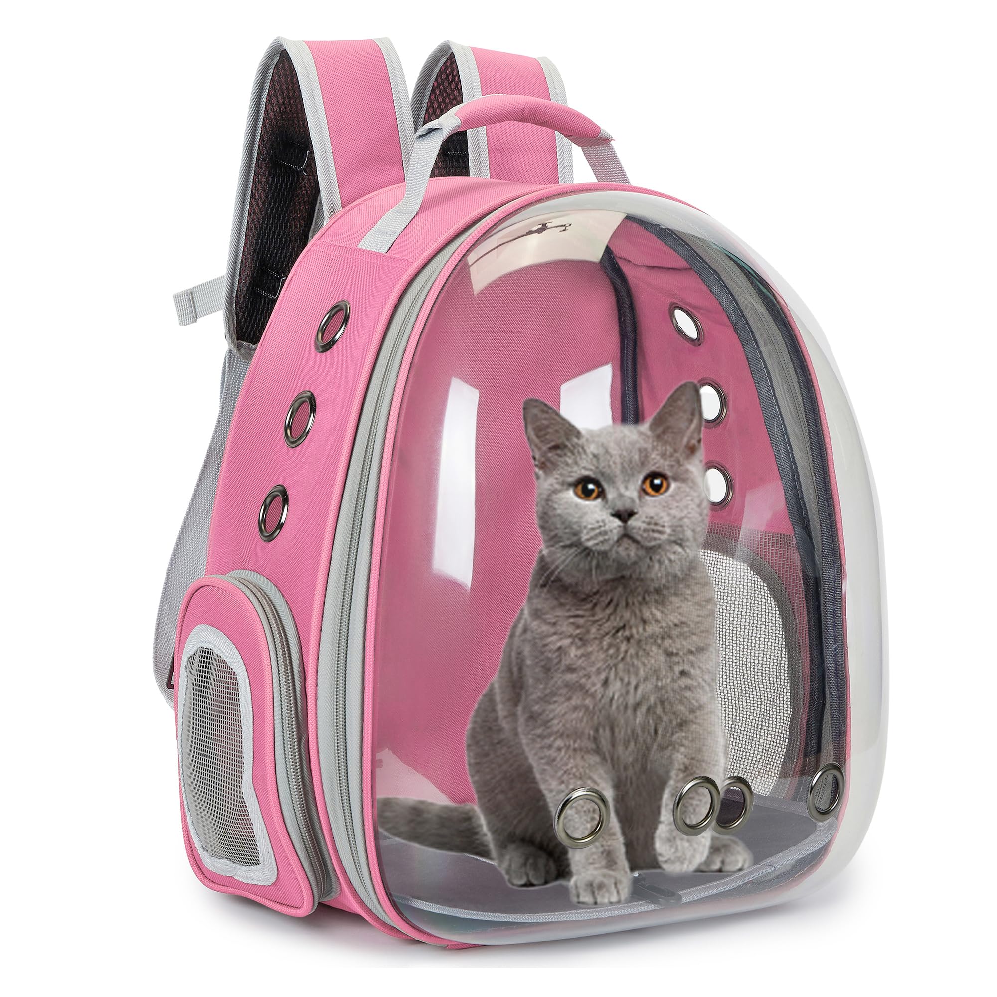 Mochila transportadora de Burbujas para Gatos, para Perros pequeños y medianos, Bolsa de Transporte para Gatos, Bolsa de Transporte para Mascotas aprobada por aerolíneas, Mochila para Perros