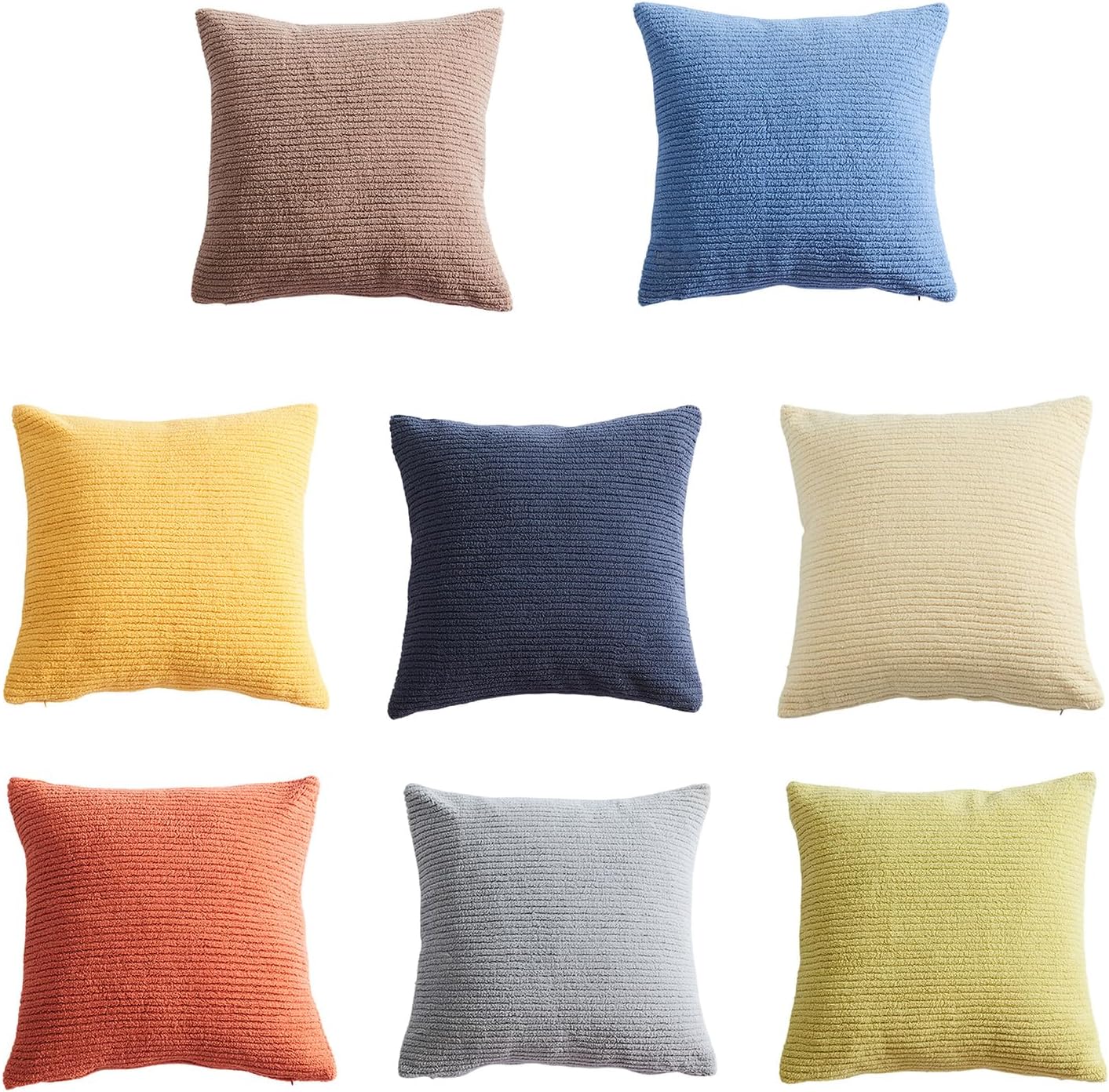 Modern Homes Corduroy Cushion Covers Soft Decorative Pillow Case for Living Room Sofa and Bed Living Room Accessories Soft Cushions Case