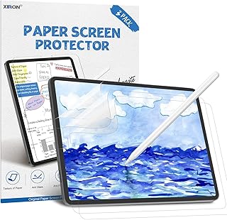 3 Pack Paperfeel Screen Protector Compatible with iPad Pro 11 inch, iPad Air 5/4th Generation, Matte PET Film for iPad Pro 11, Write and Draw Like on Paper, Anti-Glare Screen Protector