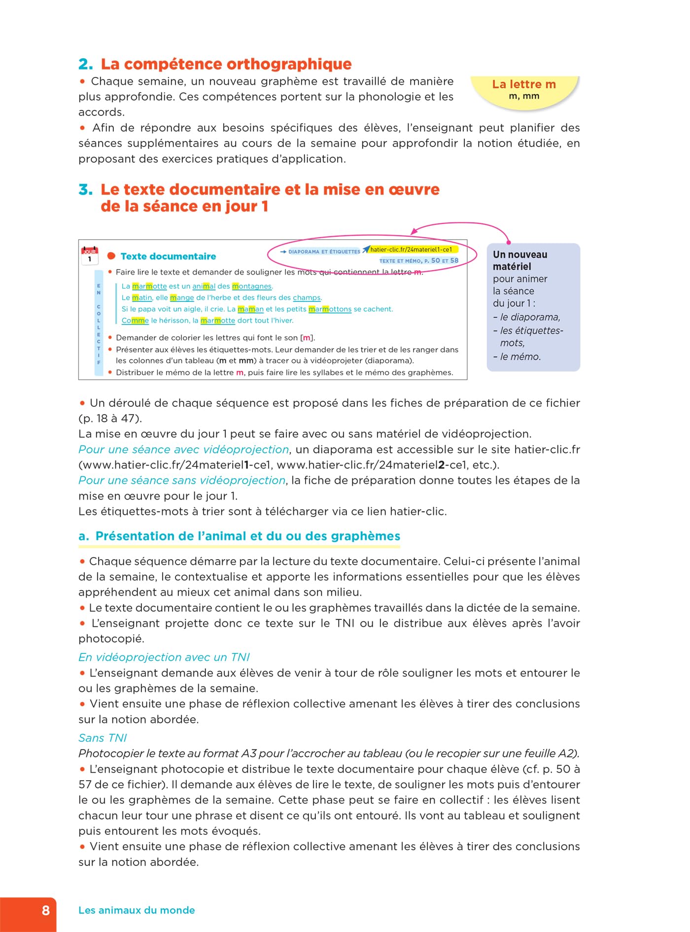 En route pour la dictée ! CE1 - Les animaux du monde - Ed. 2024 - Fichier de l'enseignant