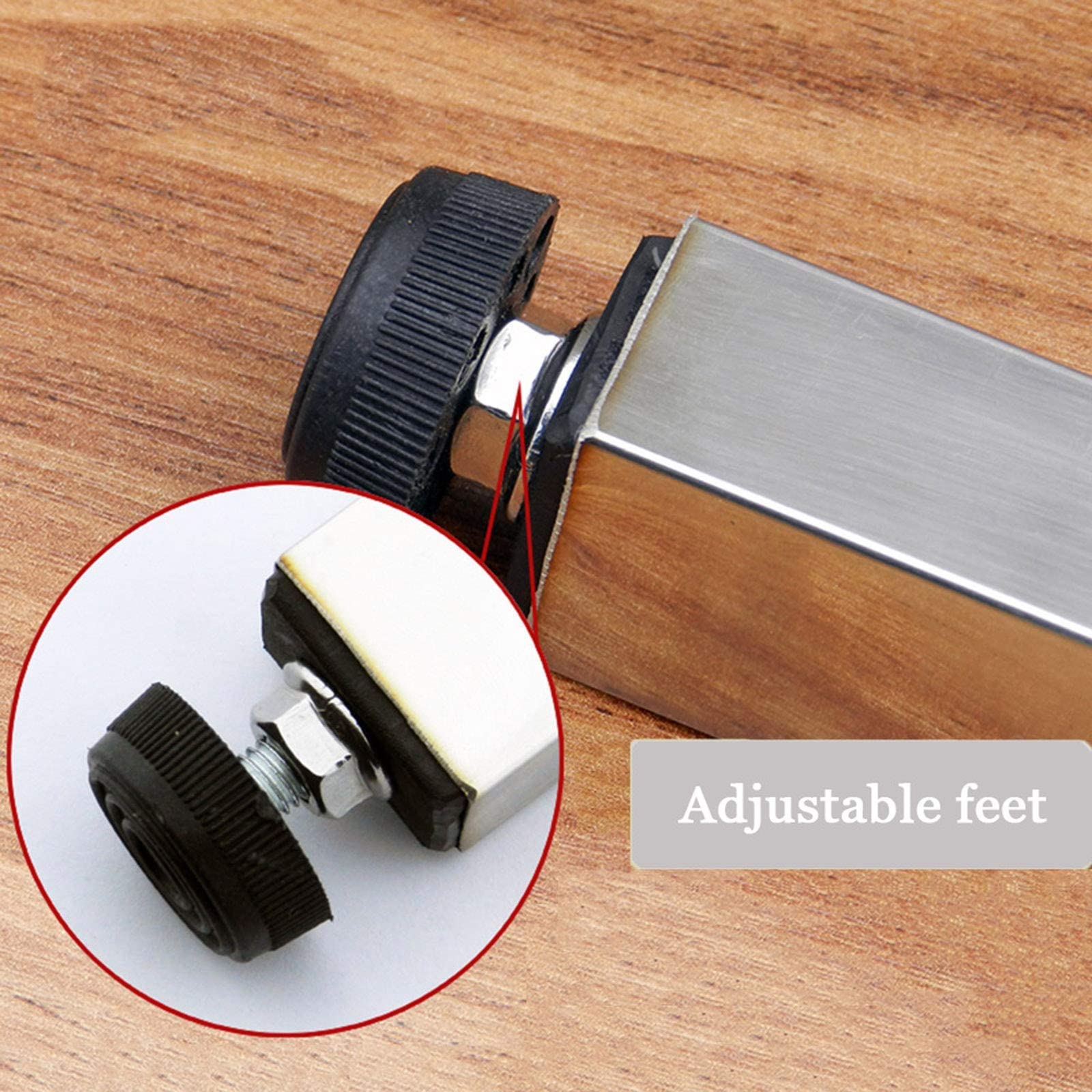 Gambe regolabili per mobili in acciaio inox da 89 cm piedi telescopici da tavolo pieghevoli personalizzabili gambe per tavolo elevazione supporto scrivania regolabile in altezza 90 cm