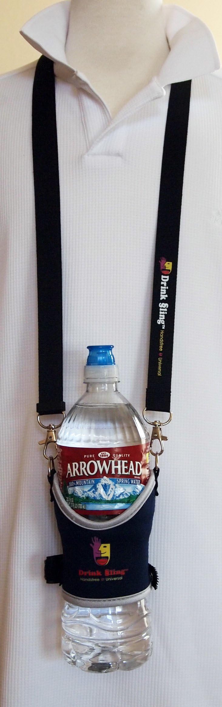 Drink Sling Universal Blue and Silver