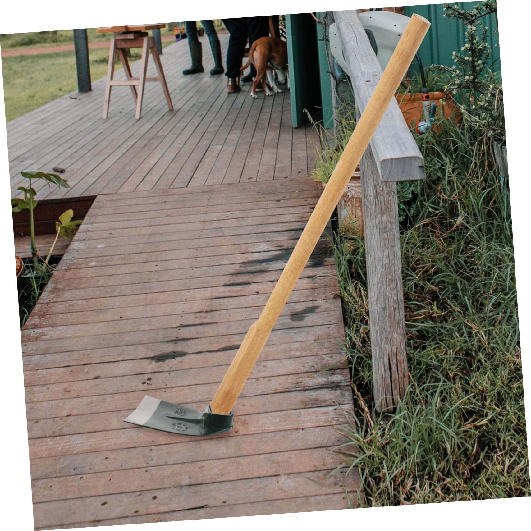 BESTonZON Robuster Gartenhackenkopf aus Edelstahl Handlicher Kleiner Hacken für Unkraut Jäten Boden Lockern und Pflanzen Umsetzen Vielseitiges Gartengerät für Beete Gärten Höfe und