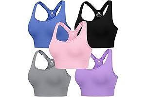 Mirity Adjustable Racerback Sports Bras: Ultimate Support for High-Impact Activities