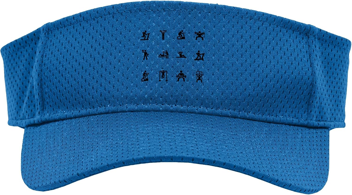 Stickman Gym Workout Fitness Weightlifting Sport Sun Visor