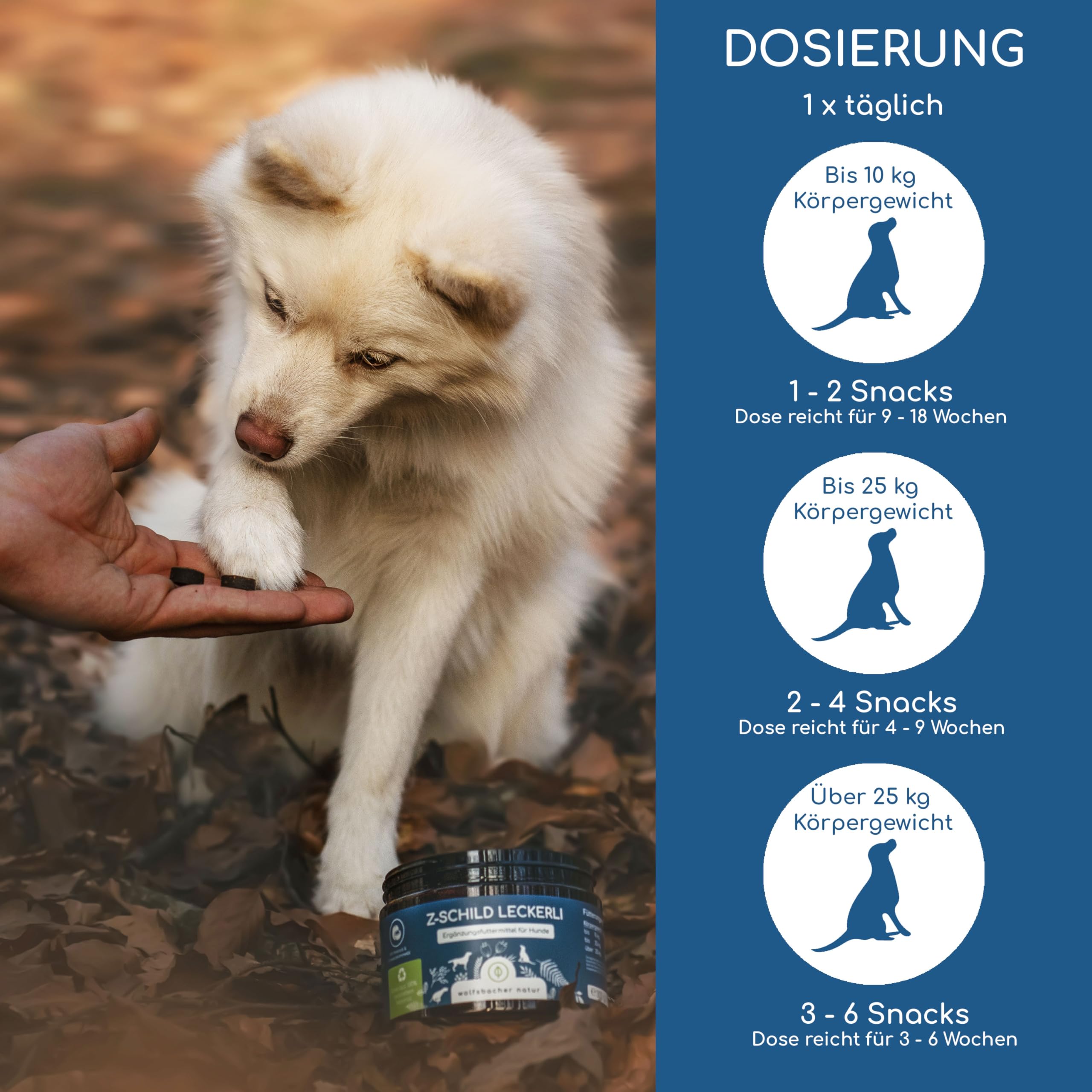 Z-Schild Snacks für Hunde – 140 Funktionssnacks für das Immunsystem – Mit Schwarzkümmelöl & Kokosöl für natürliche Abwehrkraft – Sicher durch die Saison (Packung mit 2)