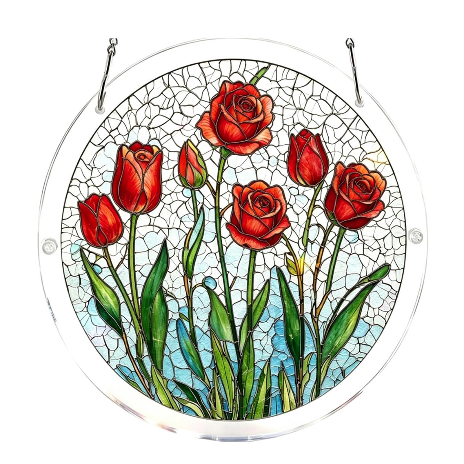 Acrylic Puzzle Window Hanging,7.4-Inch Acrylic Puzzles Suncatcher,Butterflies in Blooms,Suncatcher Window Hanging, Acrylics Jigsaw Puzzle Suncatchers,DIY Suncatcher Kits for Birthday Home Decor P