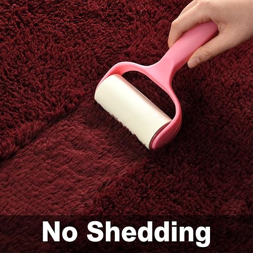 Miniatura 87 de Alfombra de pelo largo, mullida, afelpada, grande, 4 x 6 pies, teñido anudado, suave, esponjosa, sala de estar, dormitorio, interiores, habitación