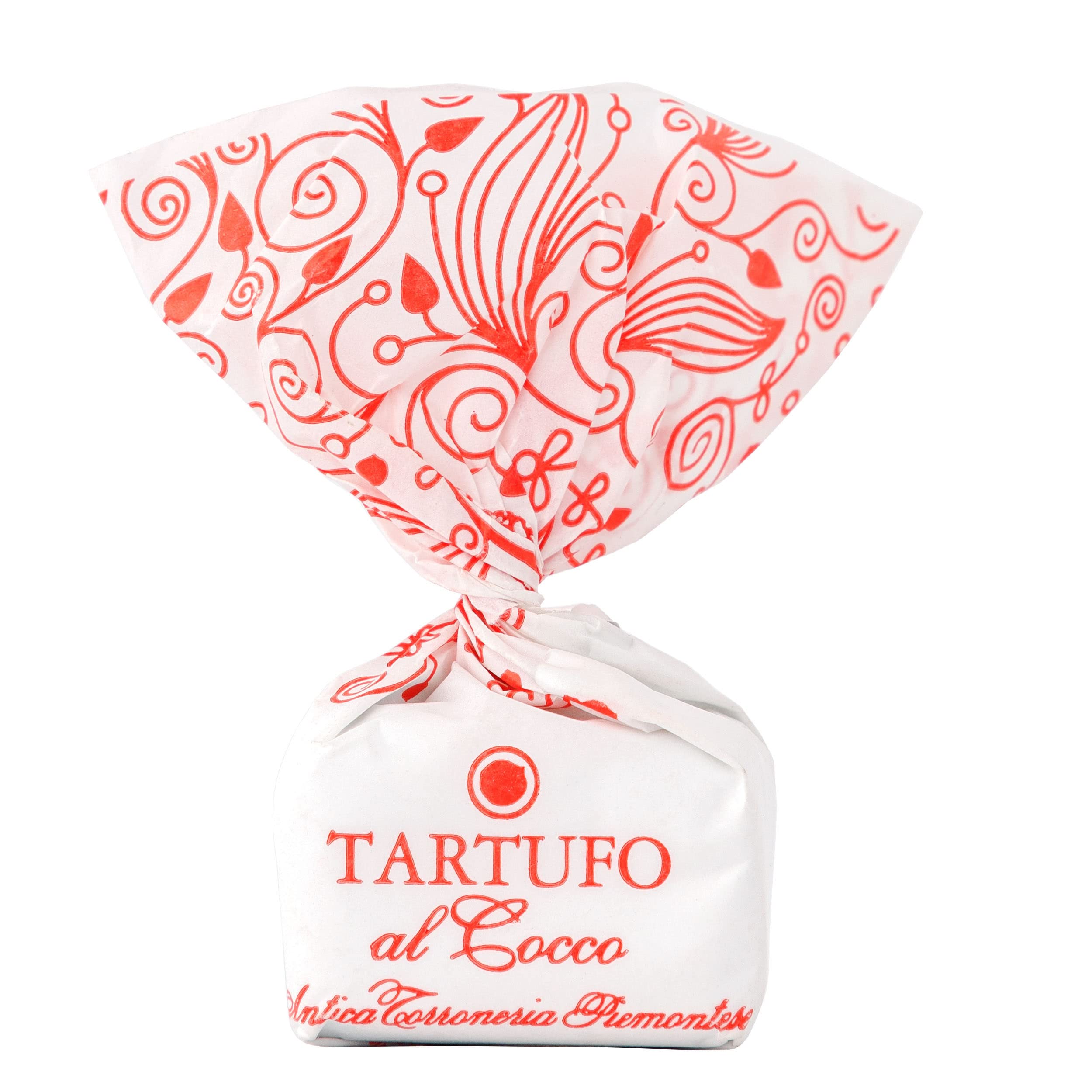 GUSTONE. Tartufi Dolci Cocco Antica Torroneria Piemontese 1kg | ideal als Geschenk für Geschäftspartner, glutenfrei, IGP-geschützte Herkunft, Trüffel-Praline weiße Kokos Haselnuss