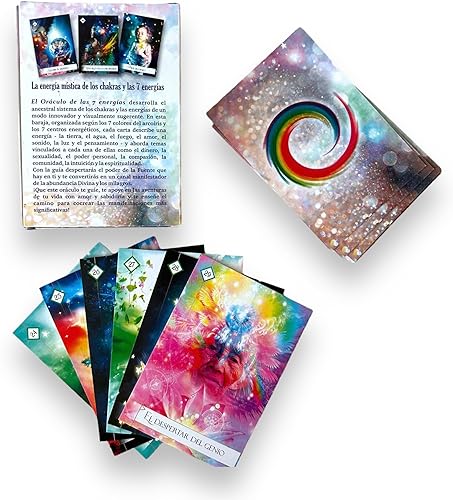 Miniatura 2 de Oráculo de las 7 Energias, Spanish Edition, Guia espiritual para explorar tus chakras, En español, Oraculo para principiantes y avanzados, Family