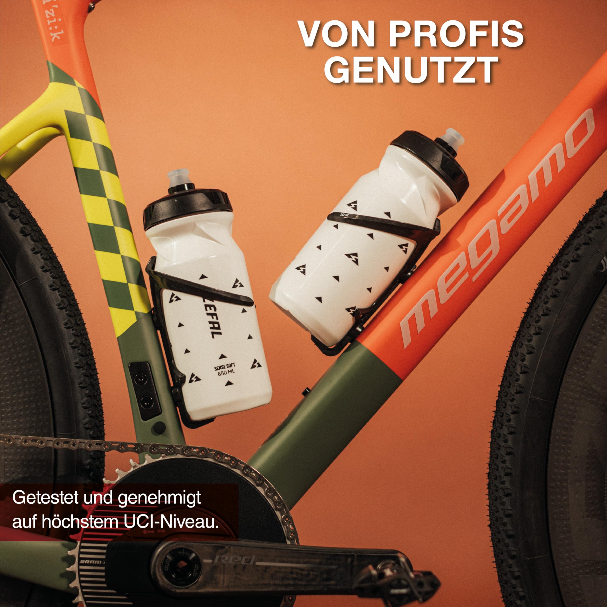 ZEFAL Pack Pulse L2 – Zwei Carbon Flaschenhalter Fahrrad - Trinkflaschenhalterung extra leicht fürs Fahrrad, nur 18g