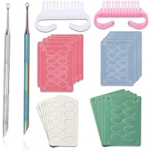 Pre-treatment Cuticle Pusher, Russian Prep Nail Pushers, Dual Ended Cuticle Remover with 100/180 Grit Sandpaper Sheets, Nail Care for Manicure Pedicure Nail Art
