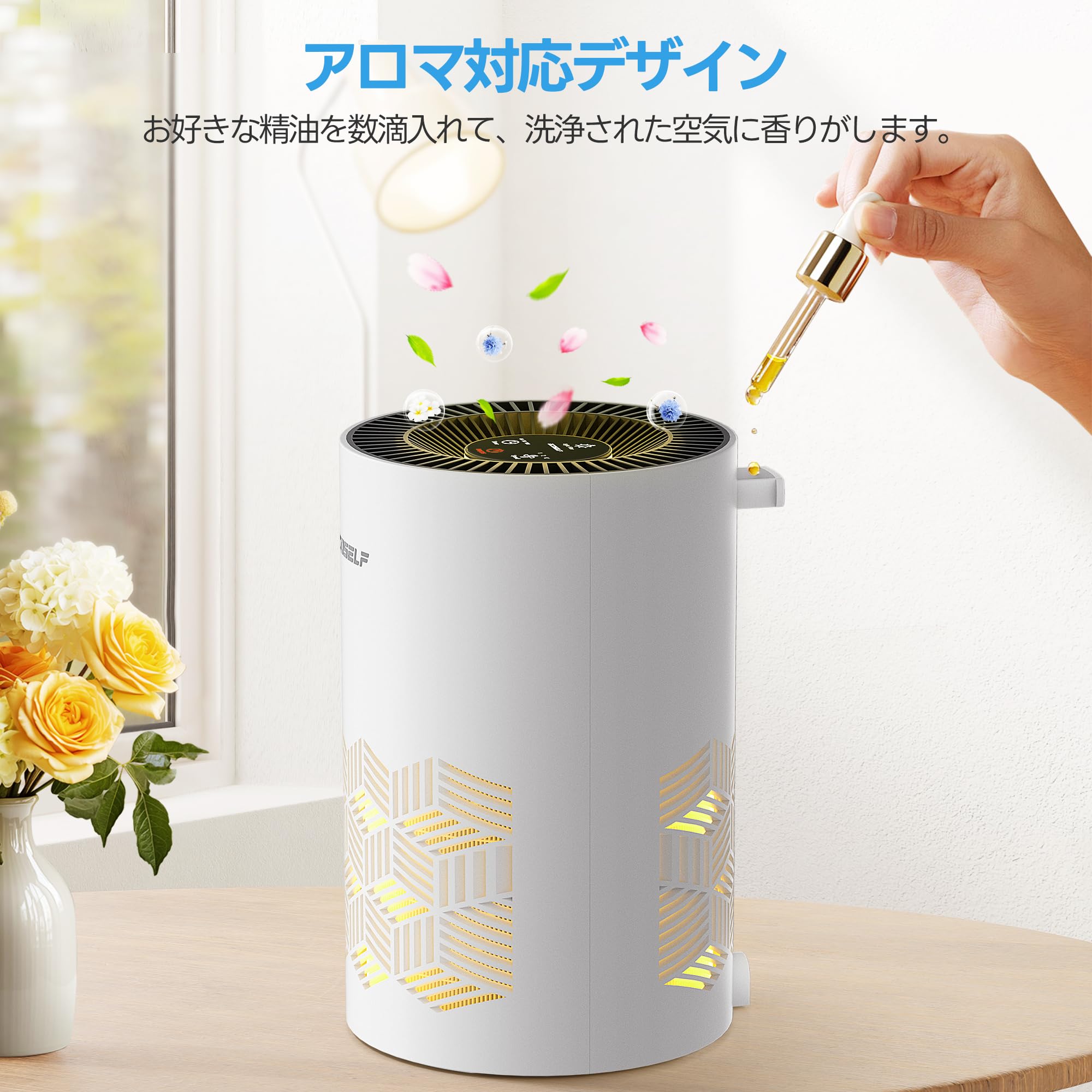 Amazon.co.jp: ECOSELF 空気清浄機 小型 【2025新モデル Hepa