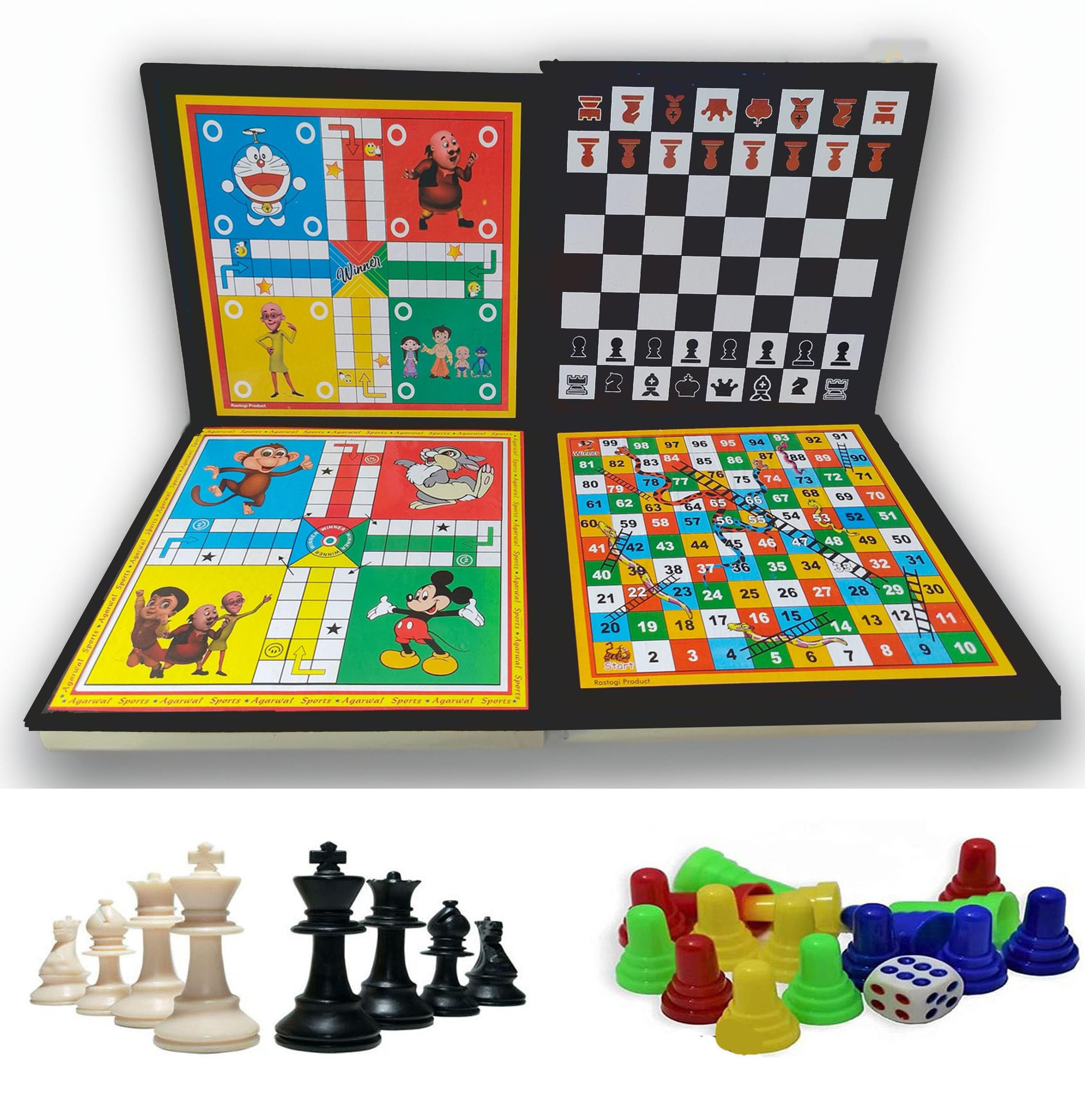 CHHABRA SPORTS Combo of Woonden Ludo + Chess + Snake & Ladders with 1 set of Ludo Coins 1 set of Chessmen Coins 3 in 1 board game Strategy & War Game indoor Game Party & Fun Games Board Game (B0CFSQ3GVY) Amazon Price History, Amazon Price Tracker