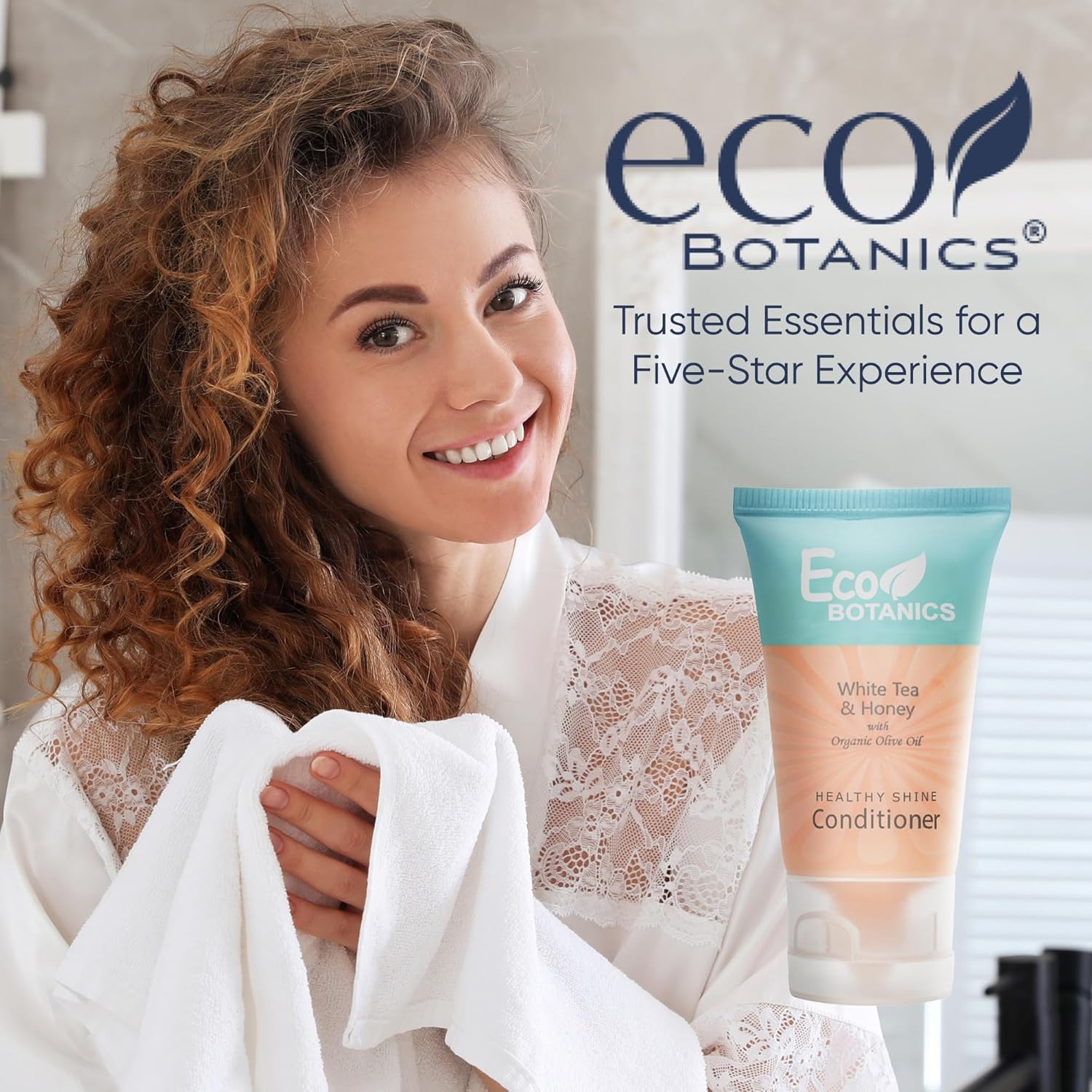 Eco Botanics Travel-Size Hotel Conditioner, 1 oz. (Case of 300)