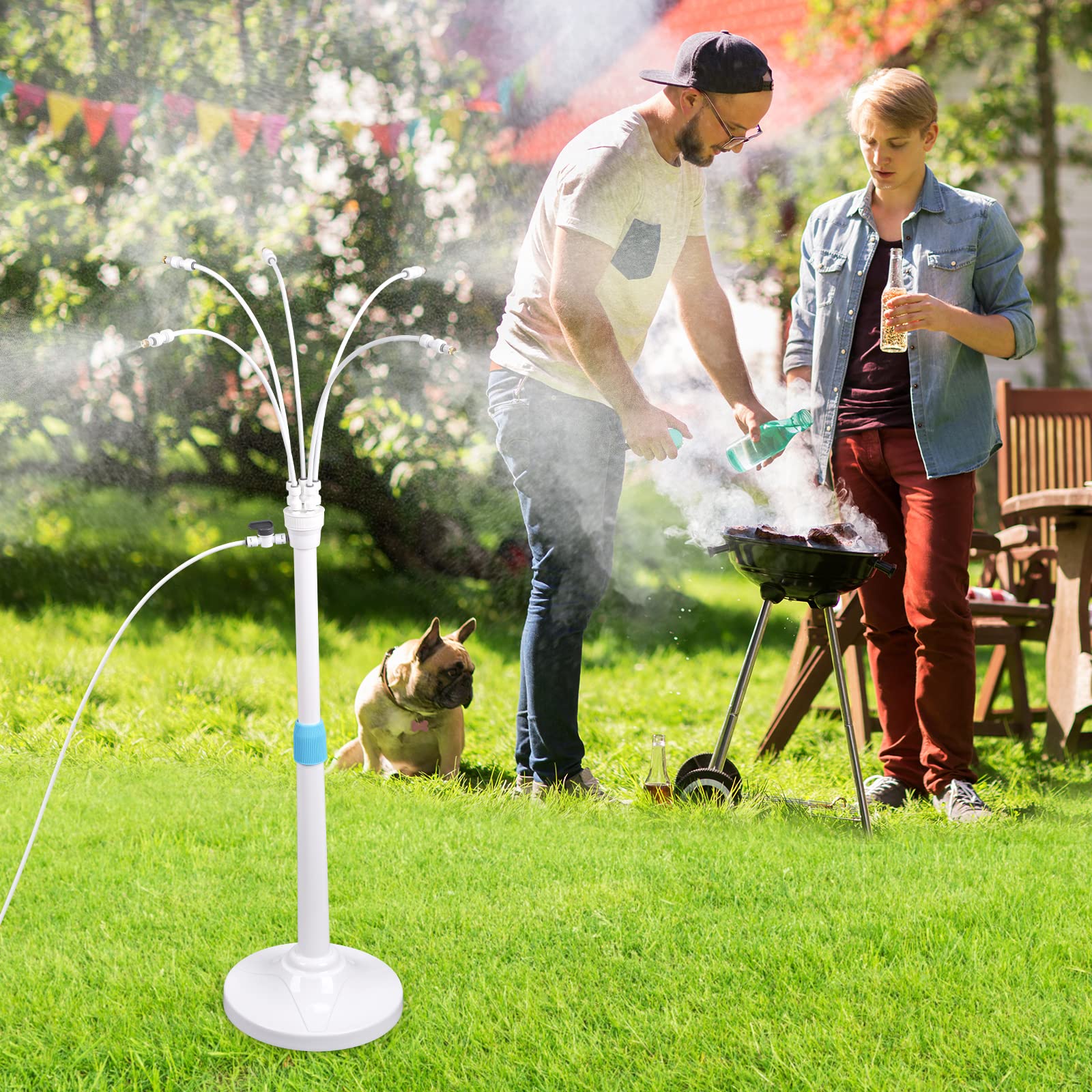 VsMon-Fri Misters for Outside Patio, Adjustable Riser Tube (up to 46in ...